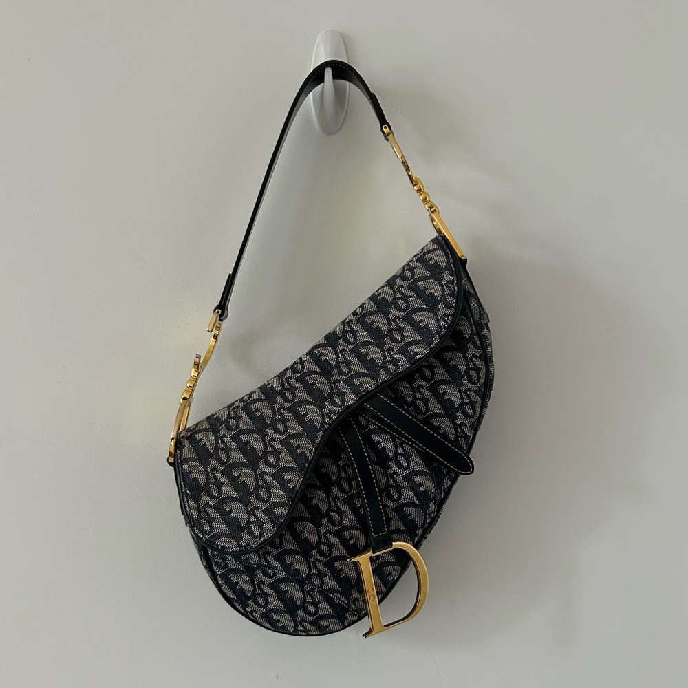 Christian Dior 2002 Trotter Saddle Bag